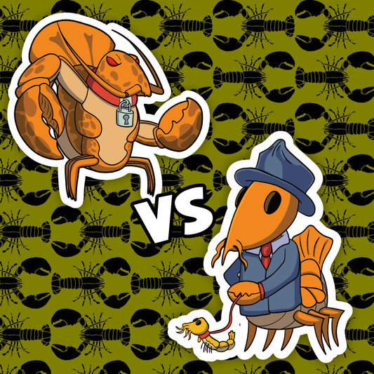 Sticker Showdown: Leash Lobsters