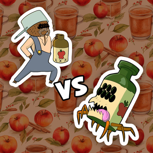 Sticker Showdown: Cider Spiders