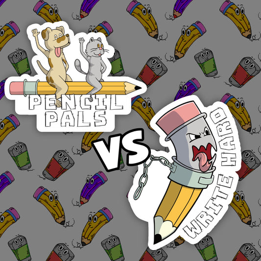 Sticker Showdown: Pencil Pets