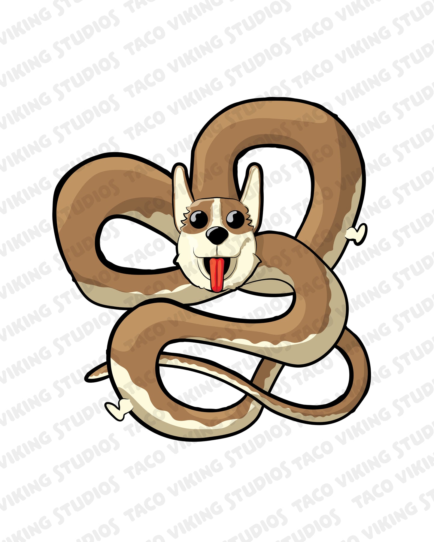 "Corgi-Shenron" Vinyl Sticker