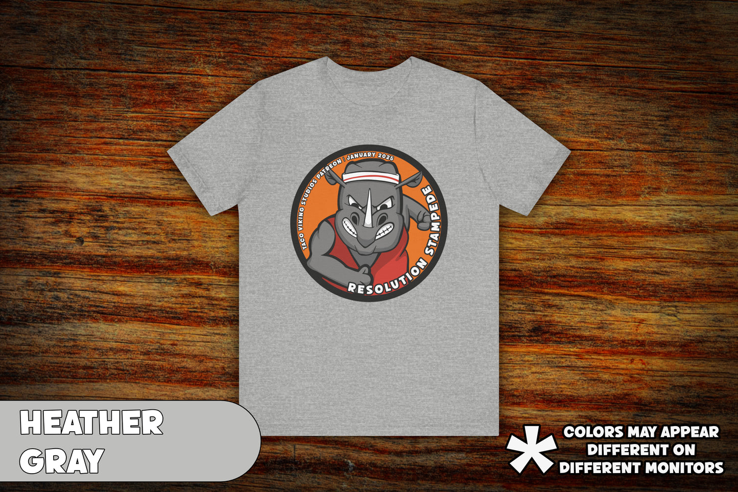"Resolution Stampede" - January 2025 Patreon Theme Graphic T-Shirt