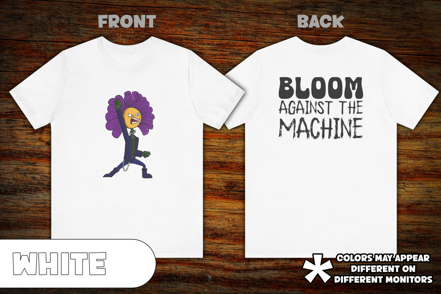 "Bloom Against the Machine" Petal Punk Tee