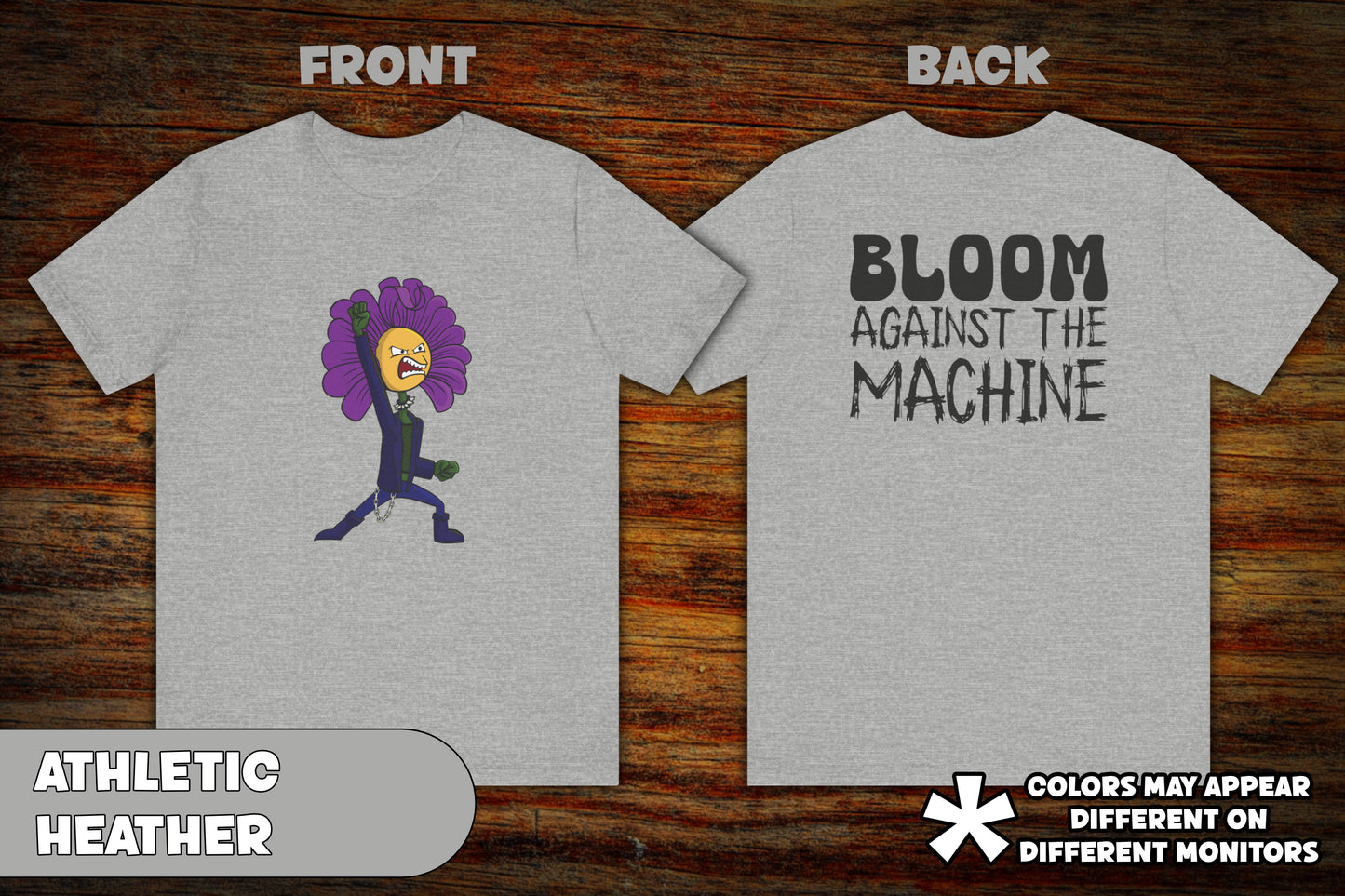 "Bloom Against the Machine" Petal Punk Tee