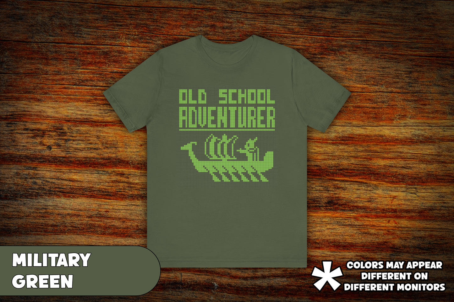 "Old School Adventurer" Graphic T-Shirt