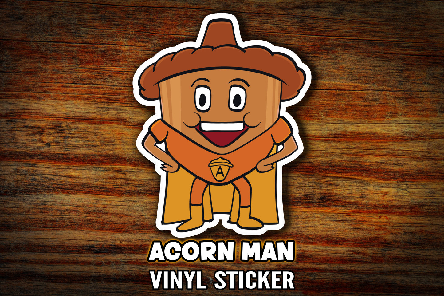 "Acorn Man" Vinyl Sticker