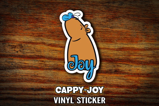 "Cappy-Joy" 3" Vinyl Sticker