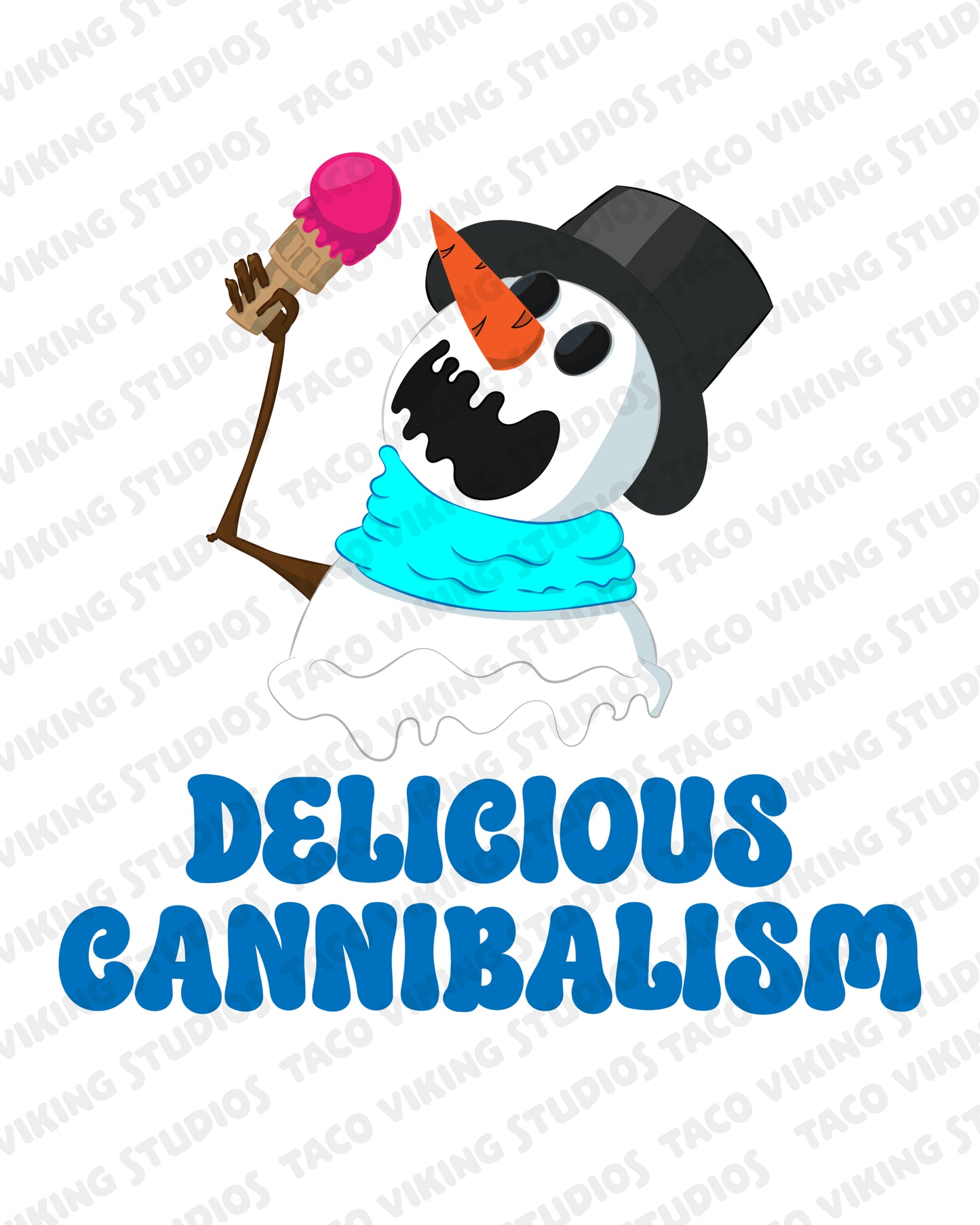 "Delicious Cannibalism" Vinyl Sticker