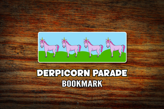 "Derpicorn Parade" Bookmark