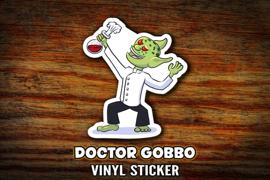 "Dr Gobbo" 3" Vinyl Sticker