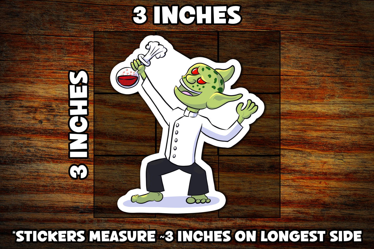 "Dr Gobbo" 3" Vinyl Sticker