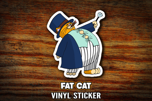 "Fat Cat" 3" Vinyl Sticker