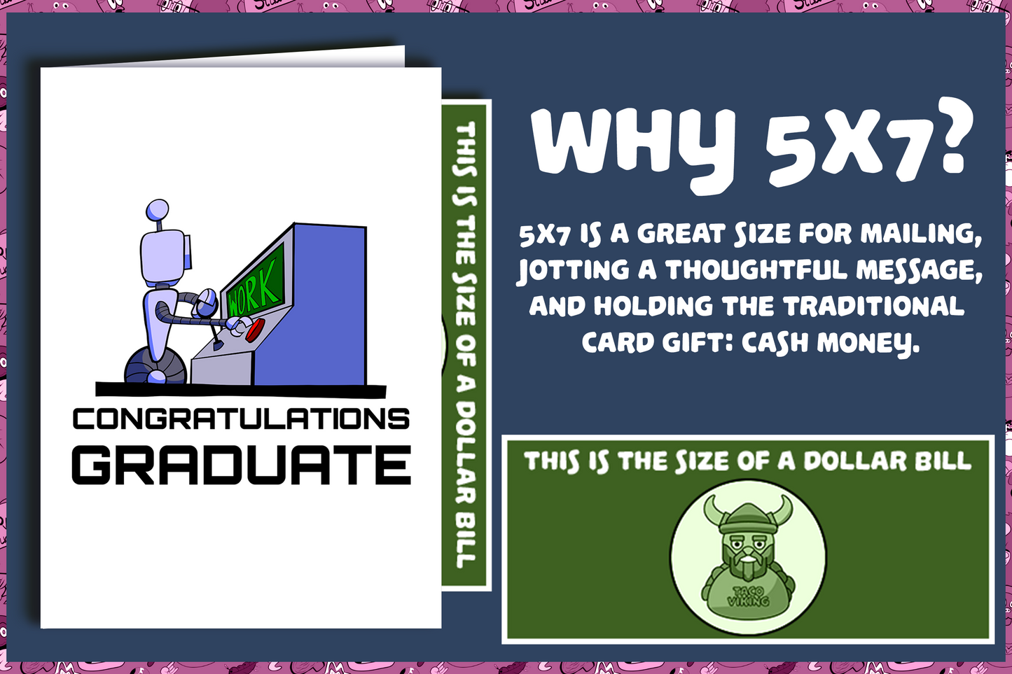 "Congratulations Graduate - Hope the Robots Didn't Steal All the Jobs" Greeting Card