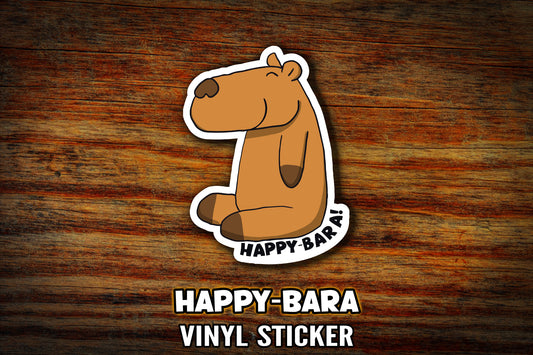 "Happy-Bara" Vinyl Sticker