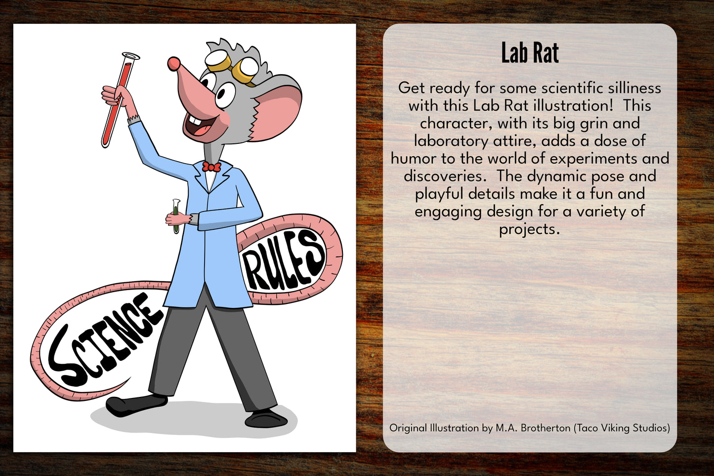 "Lab Rat" Vinyl Sticker