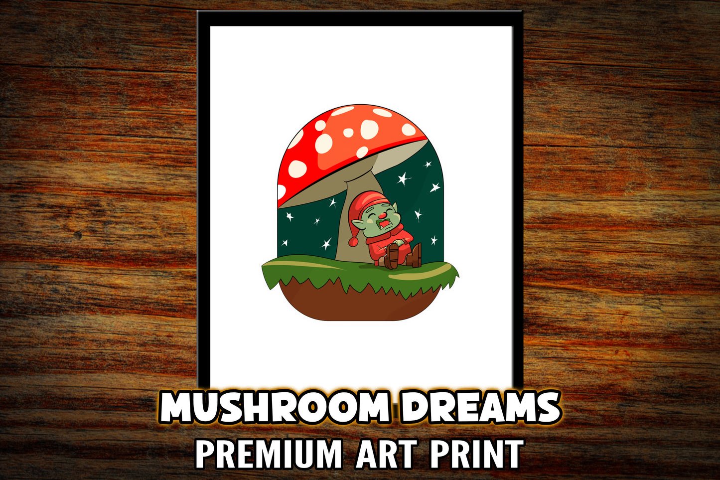 "Mushroom Dreams" Art Print