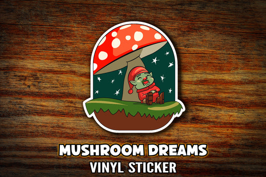 "Mushroom Dreams" 3" Vinyl Sticker