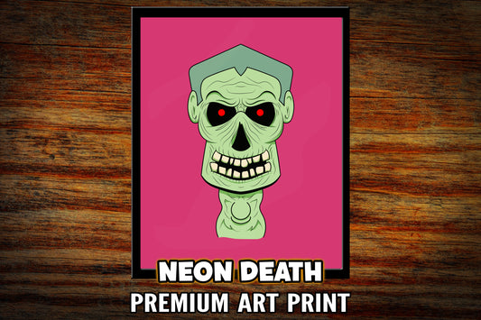 "Neon Death" Art Print