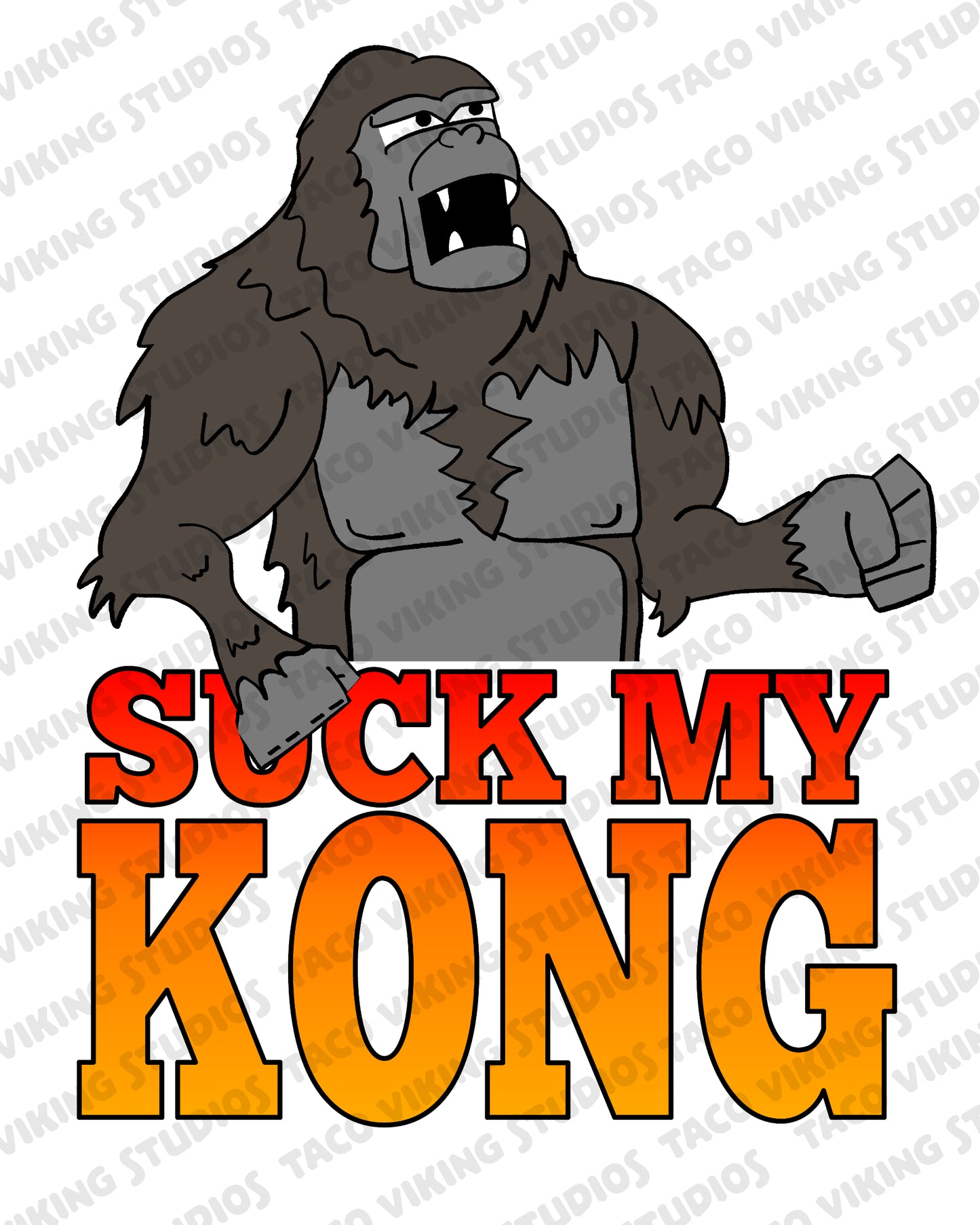 "Suck My Kong" Vinyl Sticker