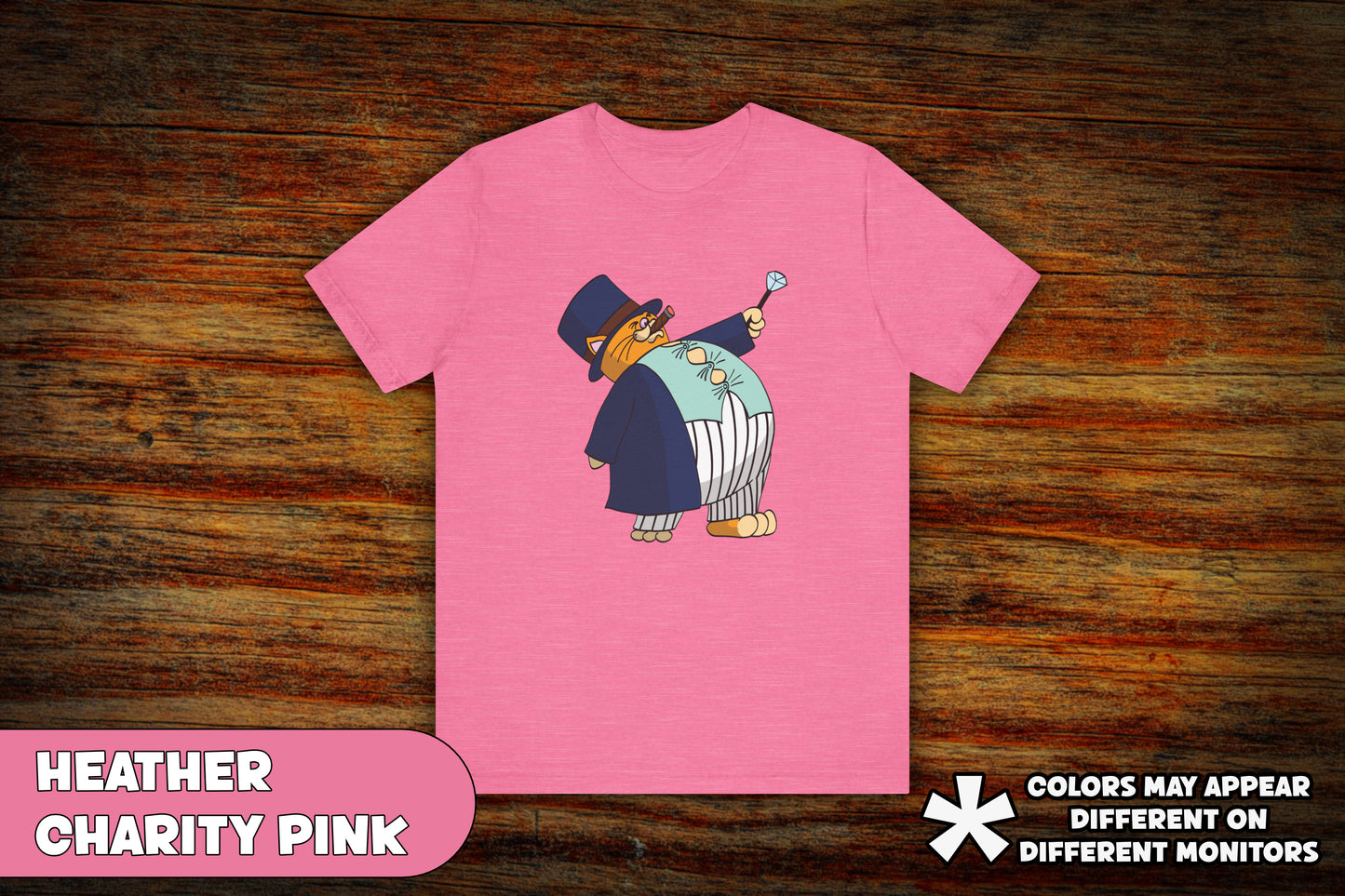 Fat Cat Boss - Quirky Cartoon T-Shirt