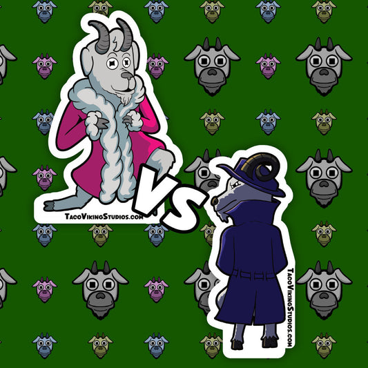 Sticker Showdown: Coat Goats