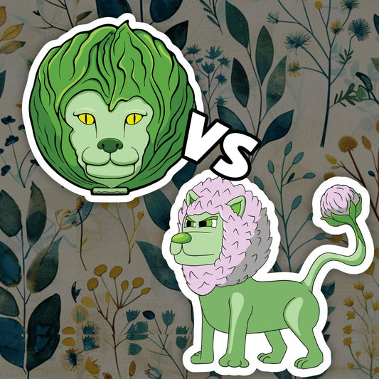 Sticker Showdown: Leaf Lions