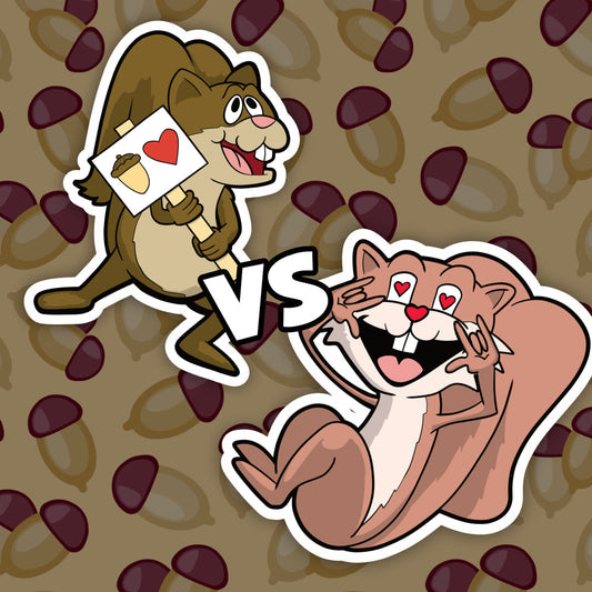 Sticker Showdown: Sign Squirrels