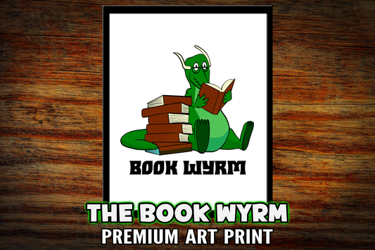 "Book Wyrm" 8x10 Art Print