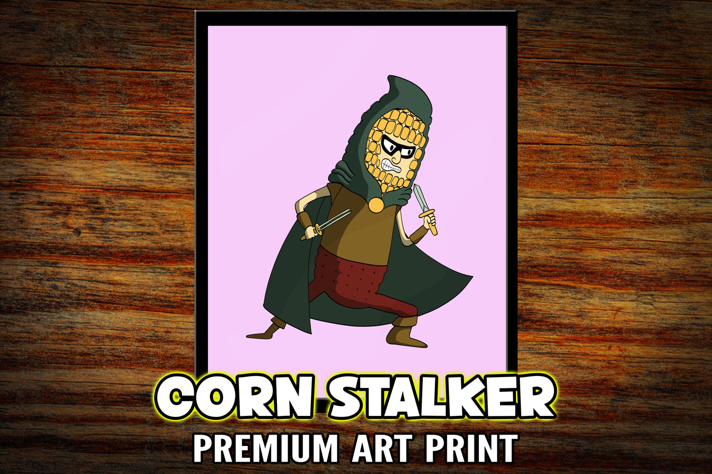 "Corn Stalker" Art Print