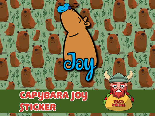 "Cappy Joy" 3" Vinyl Sticker