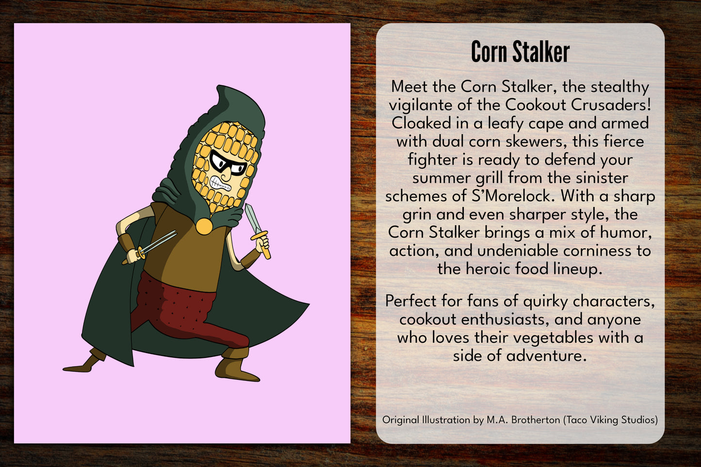 "Corn Stalker" Art Print