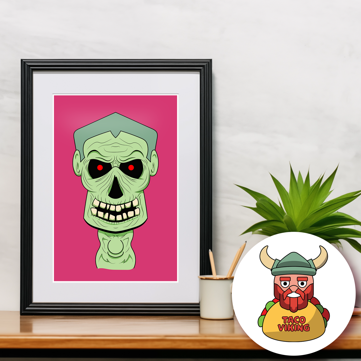 "Neon Death" Art Print