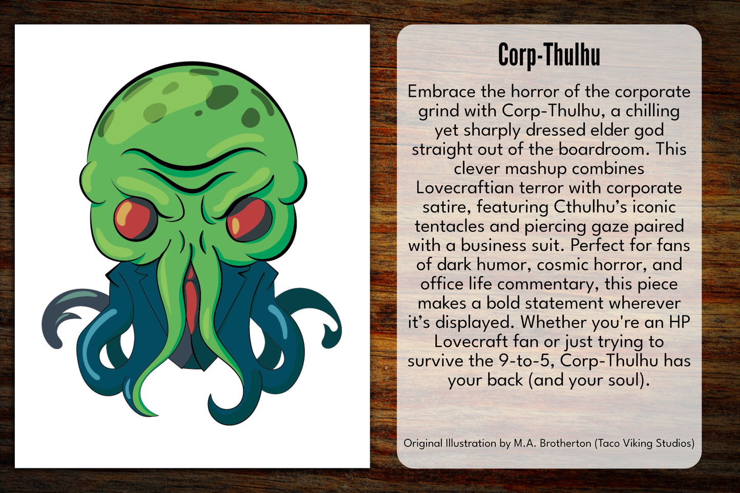 "Corp-Thulhu" 8x10 Art Print