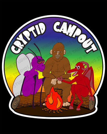 "Cryptid Campout" 8x10 Art Print