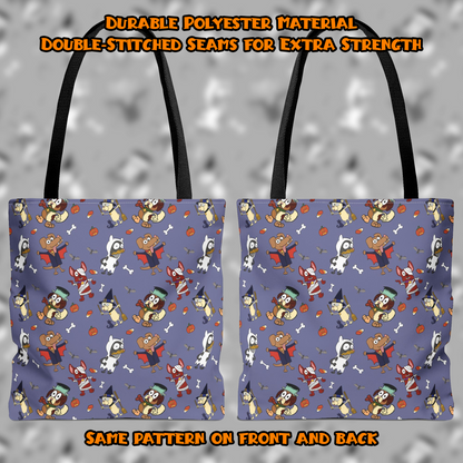 Halloween Dog Parade Tote Bag