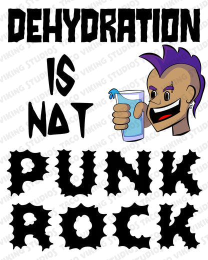 "Dehydration is Not Punk Rock" Post Card