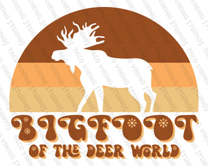 "Bigfoot of the Deer World" Post Card