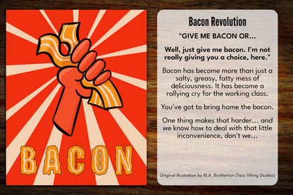 "Bacon Revolution" 8x10 Art Print