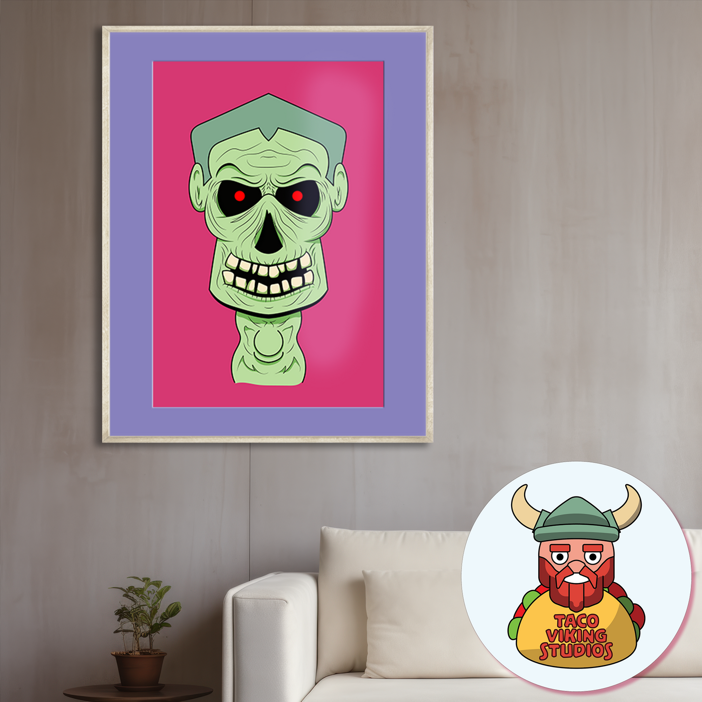 "Neon Death" Art Print