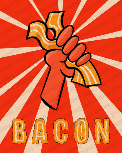 "Bacon Revolution" 8x10 Art Print