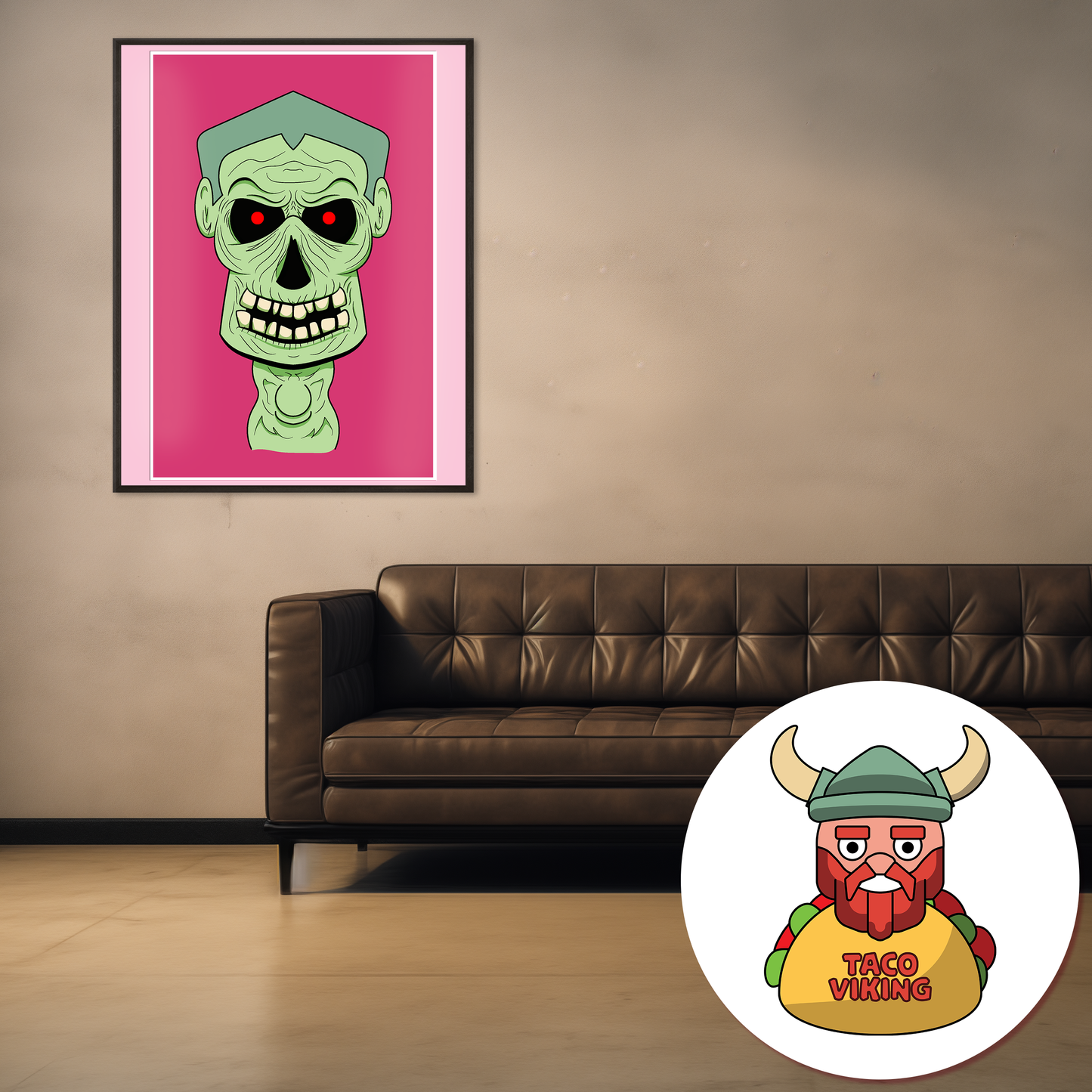 "Neon Death" Art Print