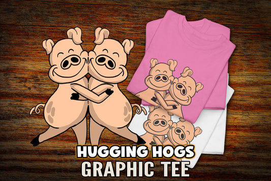 "Hugging Hogs" Graphic Tee