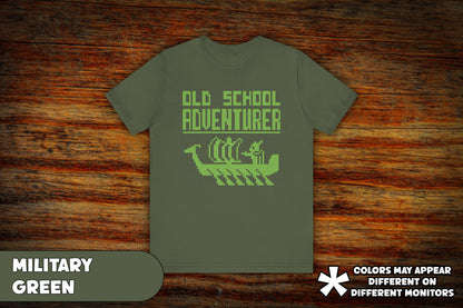 "Old School Adventurer" Graphic T-Shirt