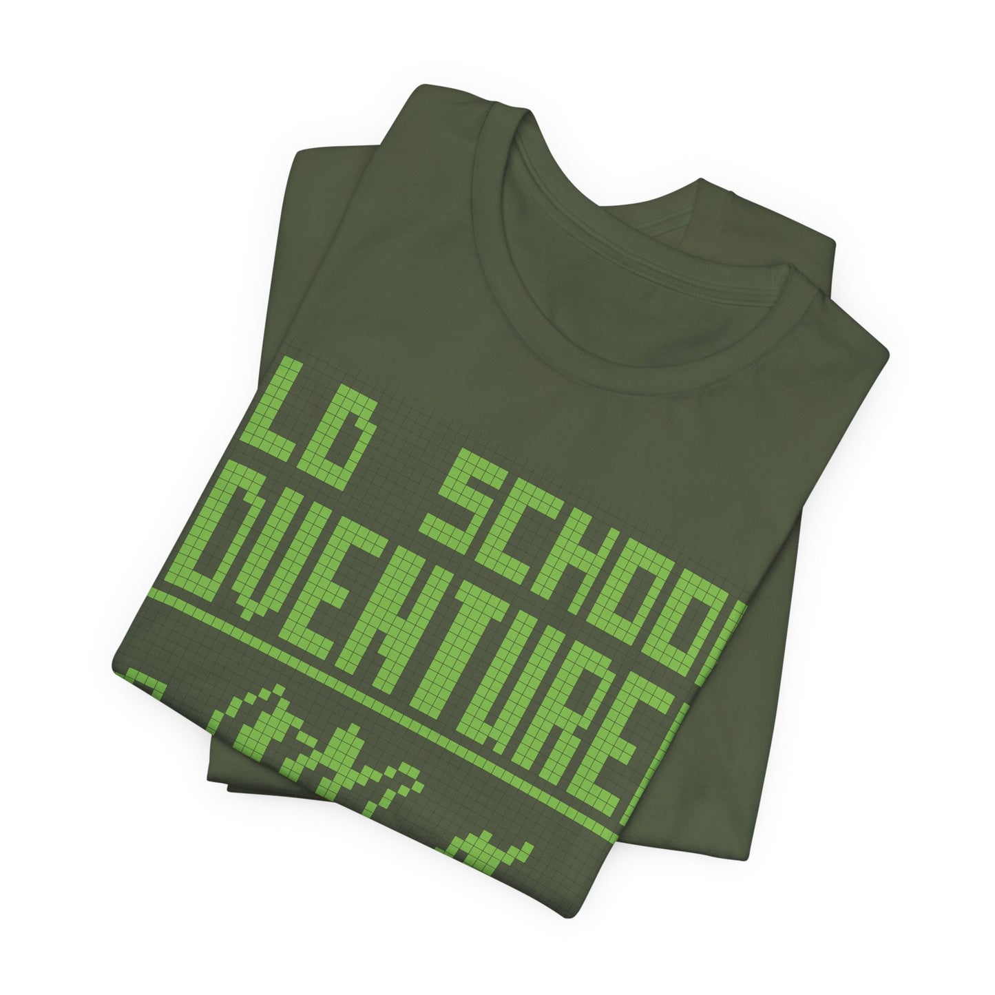 Old School Adventurer T-Shirt - Retro Pixel Art Viking Ship Design