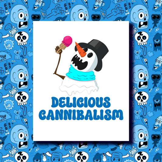 "Delicious Cannibalism" Illustration Art Print