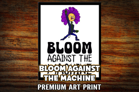 "Bloom Against the Machine" 8x10 Art Print