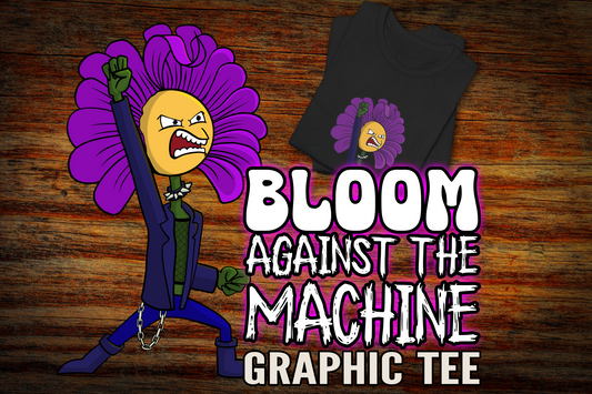 "Bloom Against the Machine" Petal Punk Tee
