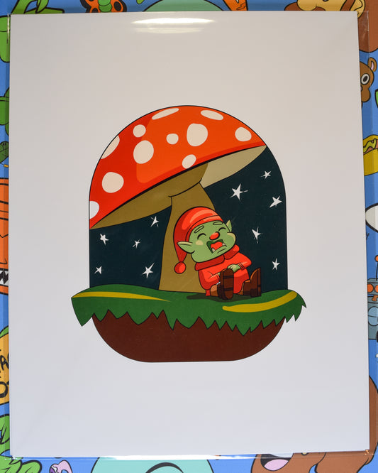 "Mushroom Dreams" Art Print