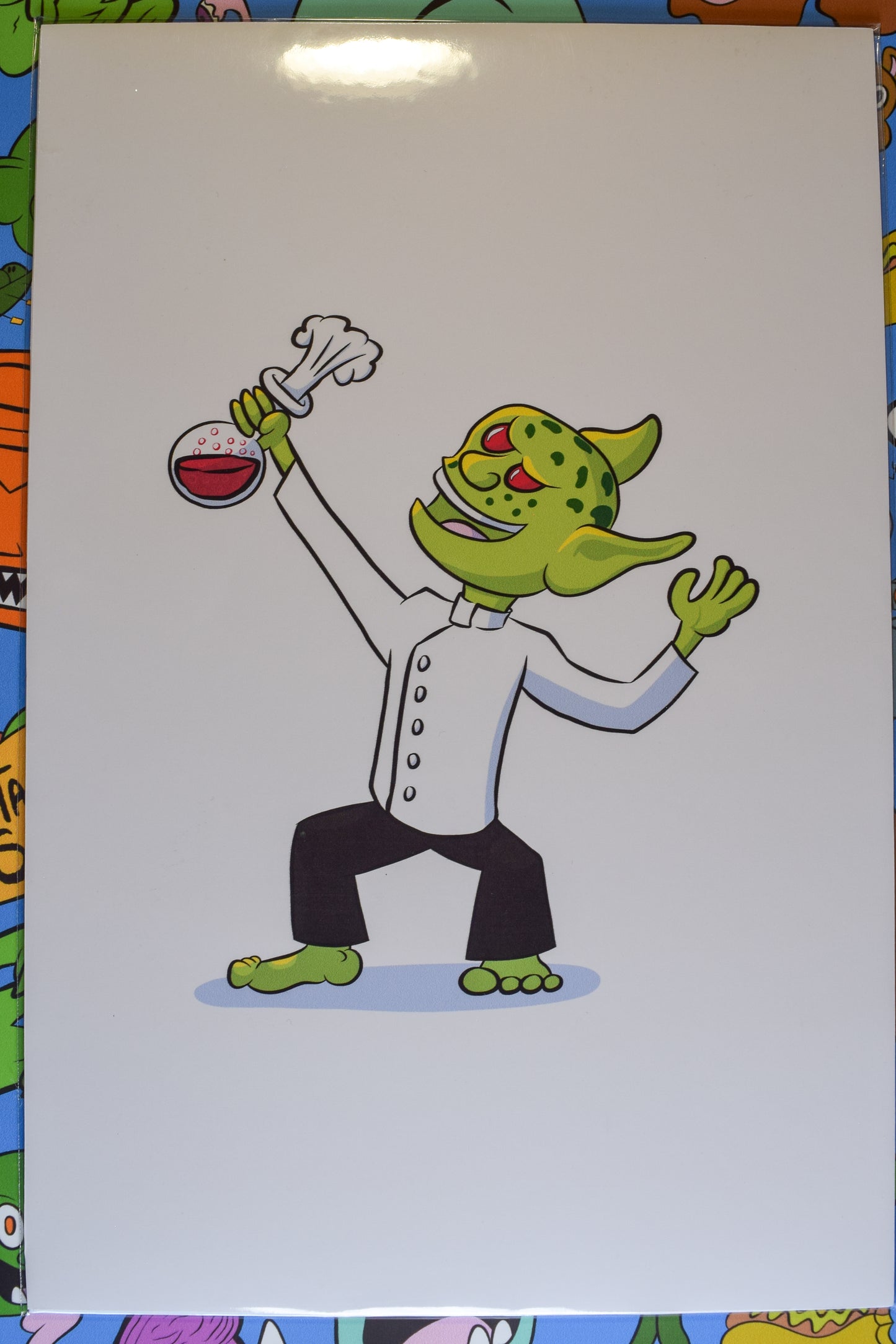 "Doctor Gobbo" Goblin Chemist Art Print