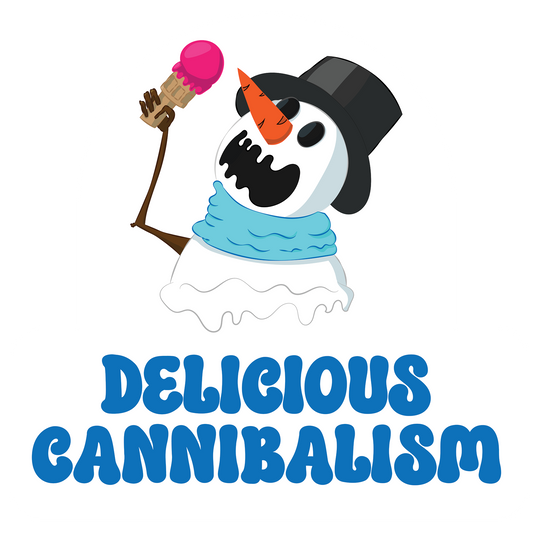 "Delicious Cannibalism" Vinyl Sticker