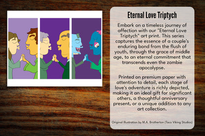 "Eternal Love Triptych" Post Card